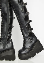 Shaker-350 Platform Over-The-Knee Boots