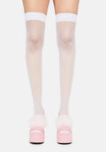 Pure Dare It Spandex Fishnet Thigh Highs