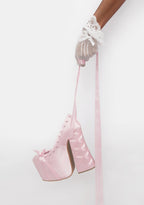 Sweet Sonata Ballet Wrap Heels – Light Pink