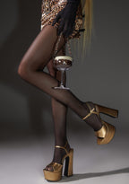 Revelation Platform Heels – Gold