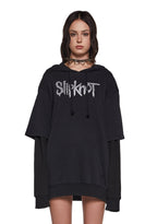 Tattered & Torn Knit Hoodie