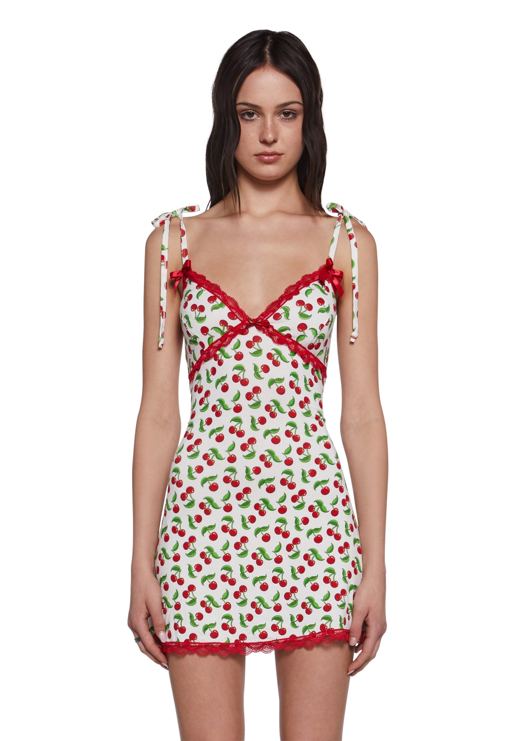 Sweet Sunset Mini Dress – Red
