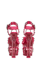 Twisted Darkness Platform Heels – Pink