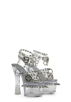 Romantic Misfit Platform Heels – Silver