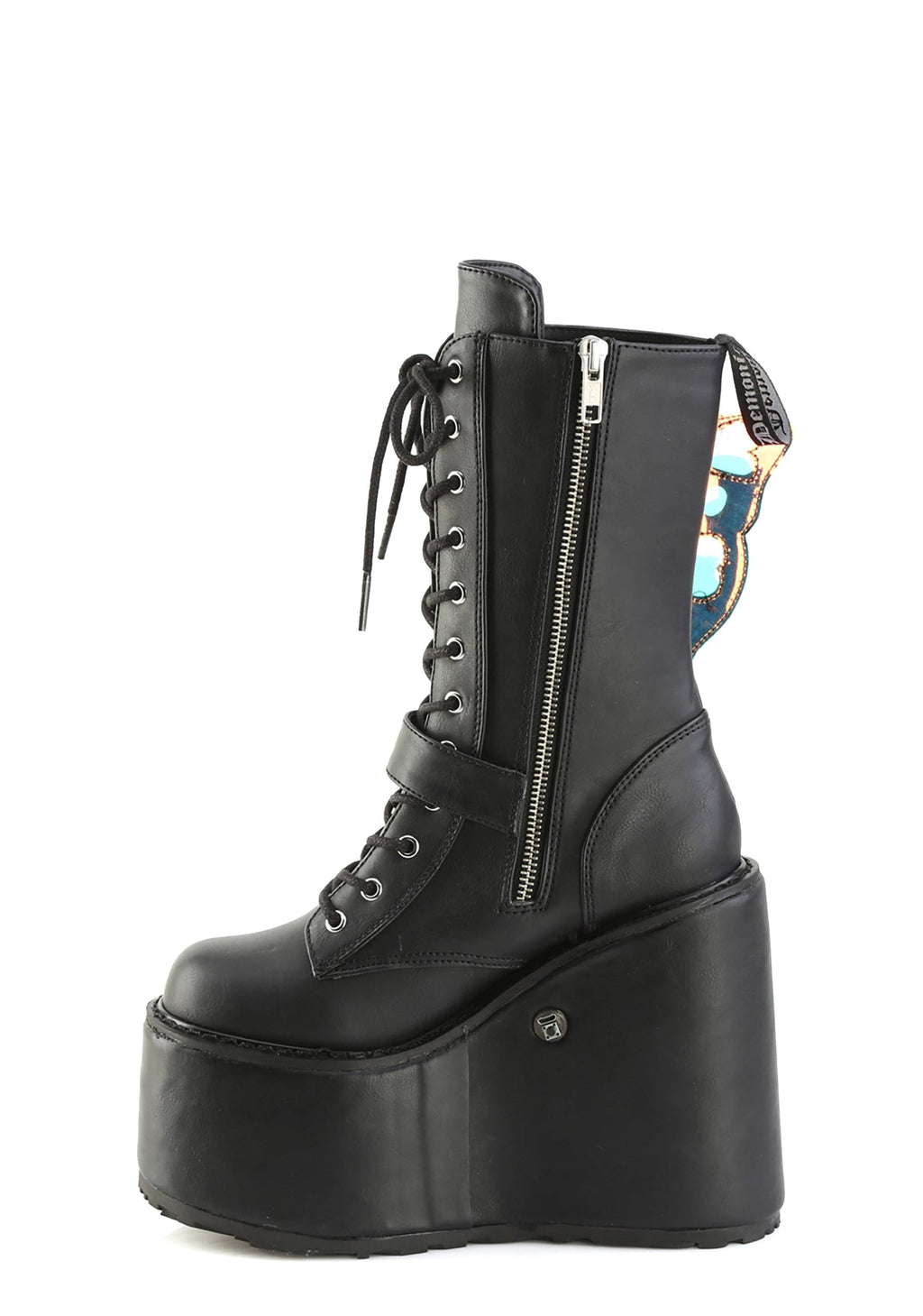 Blaze-158 Platform LED Light-Up Mid-Calf Boots