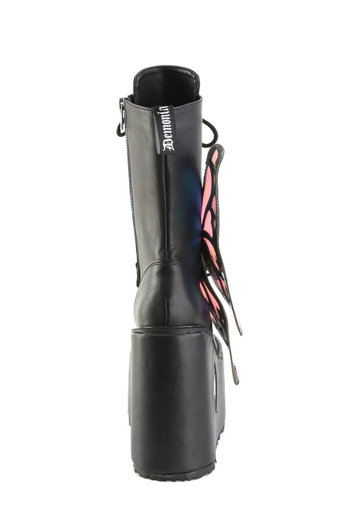 Blaze-158 Platform LED Light-Up Mid-Calf Boots