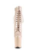 Flamingo-1020 Platform Ankle Boots-Nude