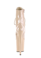 Flamingo-1020 Platform Ankle Boots-Nude