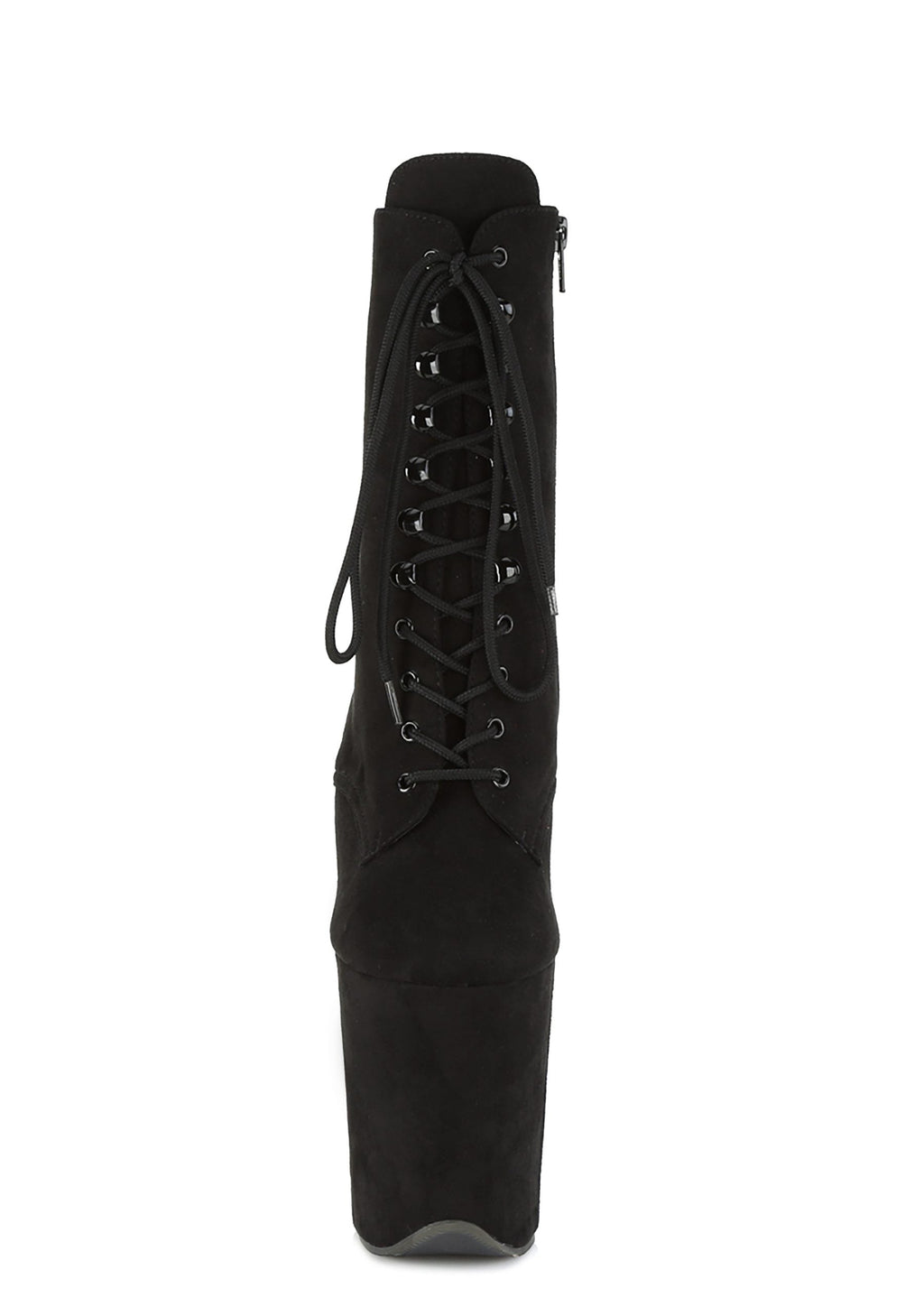 Flamingo-1020FS Platform Ankle Boots-Black