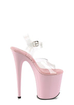 Flamingo-808 Platform Ankle Strap Sandals-Baby Pink