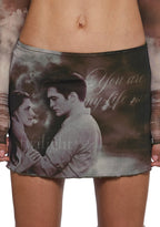 My Life Now Mesh Mini Skirt