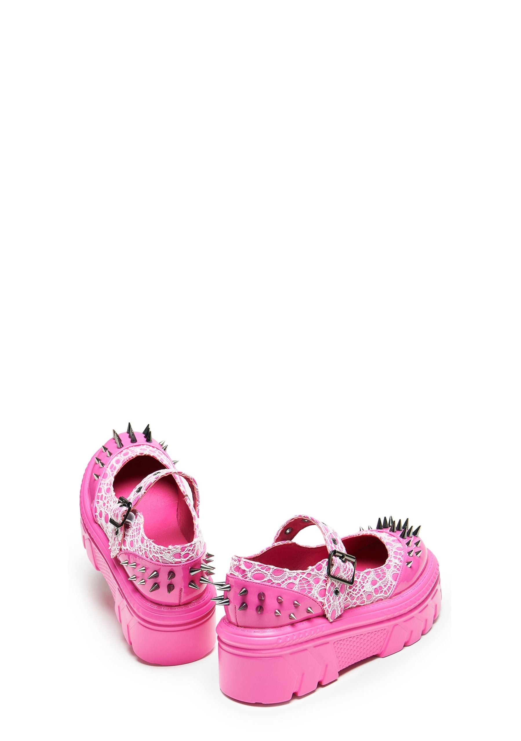 Candyfloss Demon Spiked Stomper Mary Janes