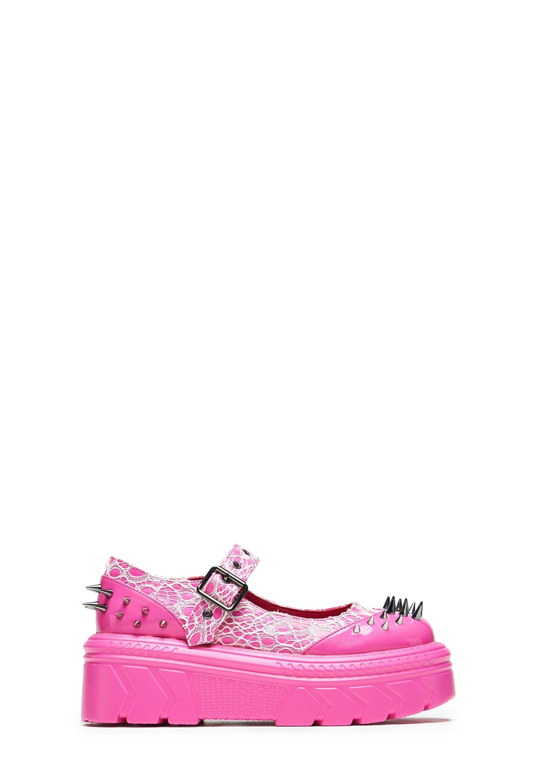 Candyfloss Demon Spiked Stomper Mary Janes
