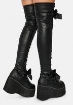 KERA-303 Platform Thigh High Boots