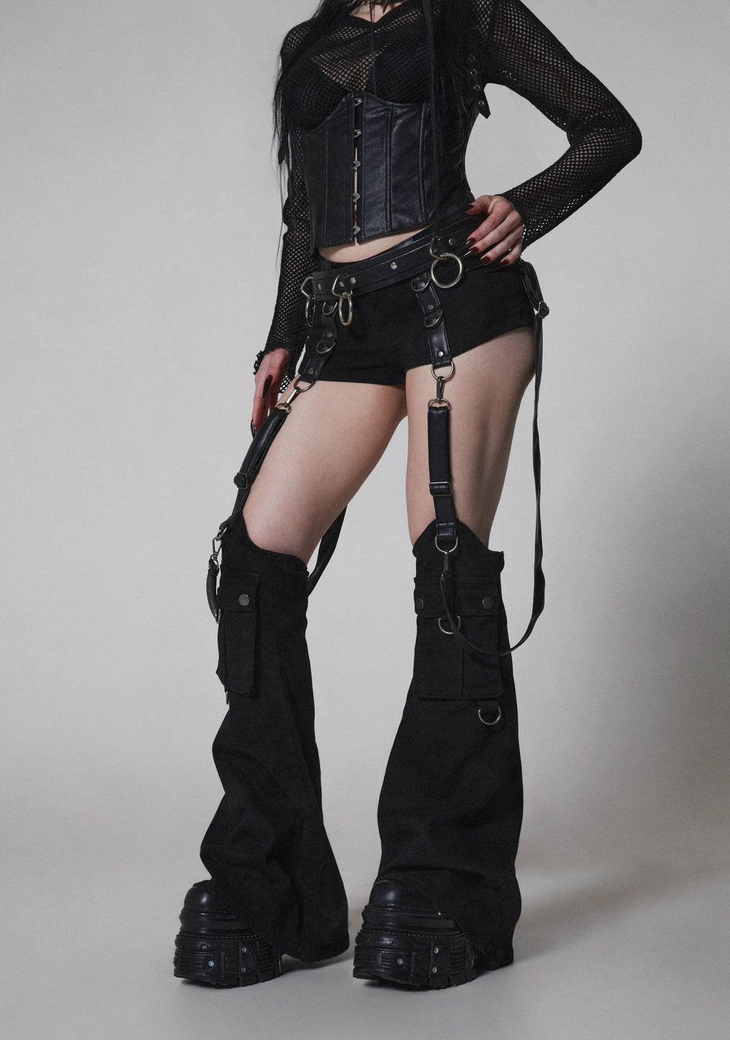 Bring The Darkness Shorts With Removable Chaps