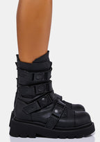 Renegade-55 Platform Calf High Boots