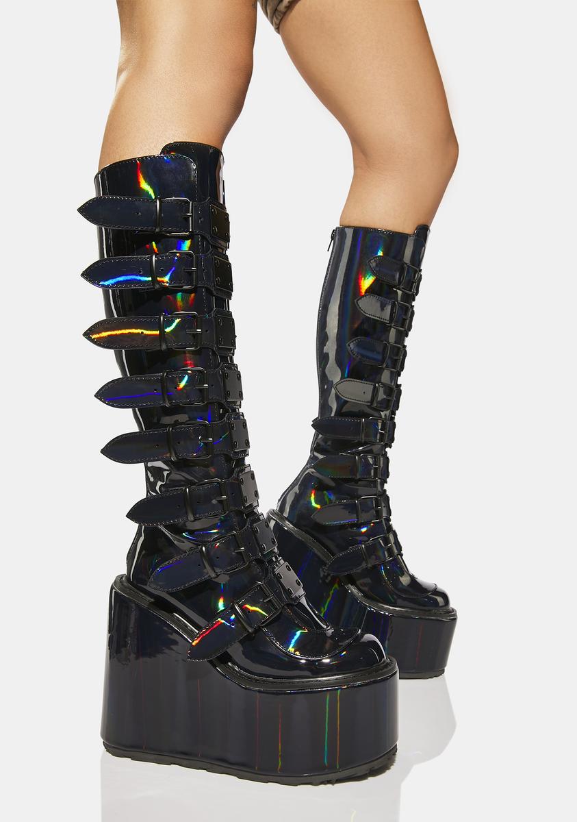 Swing-815 Platform Knee High Boots