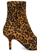 Alston-L Leopard Print Booties