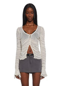 Divine Status Chiffon Blouse – Ivory