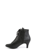 Divine-1020 Ankle Boot-Black PU