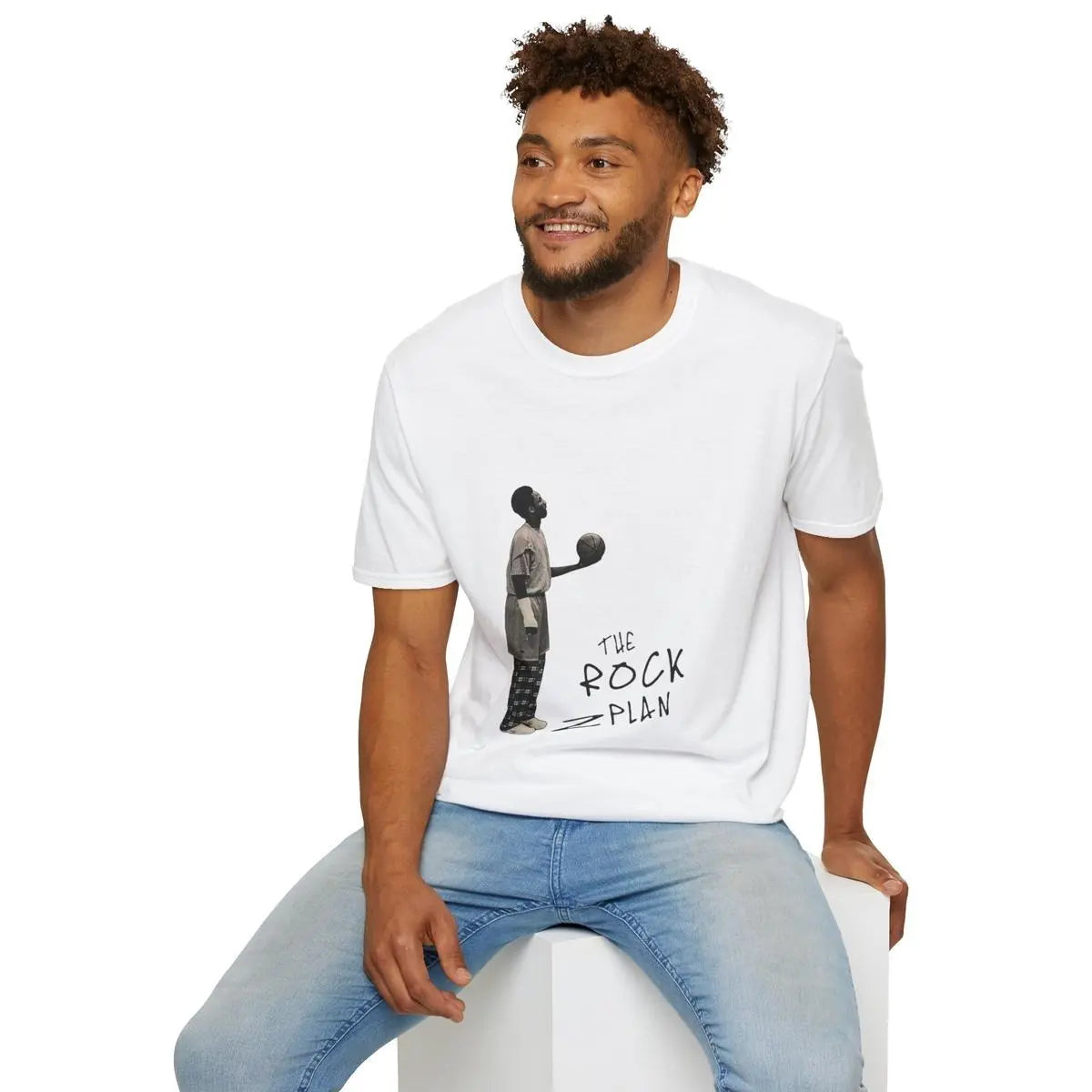 Basketball Player Illustration, Minimal Graphic Tee