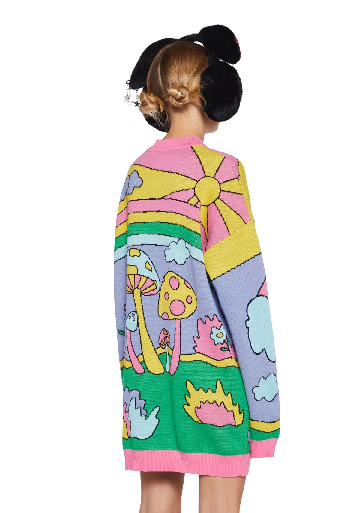 Psychedelic Fantasy Oversized Sweater