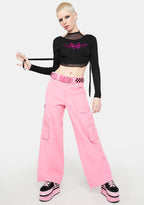 Trust My Instinct Graphic Crop Top