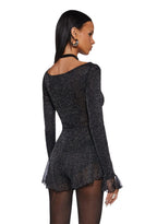 Ball Drop Glitter Playsuit