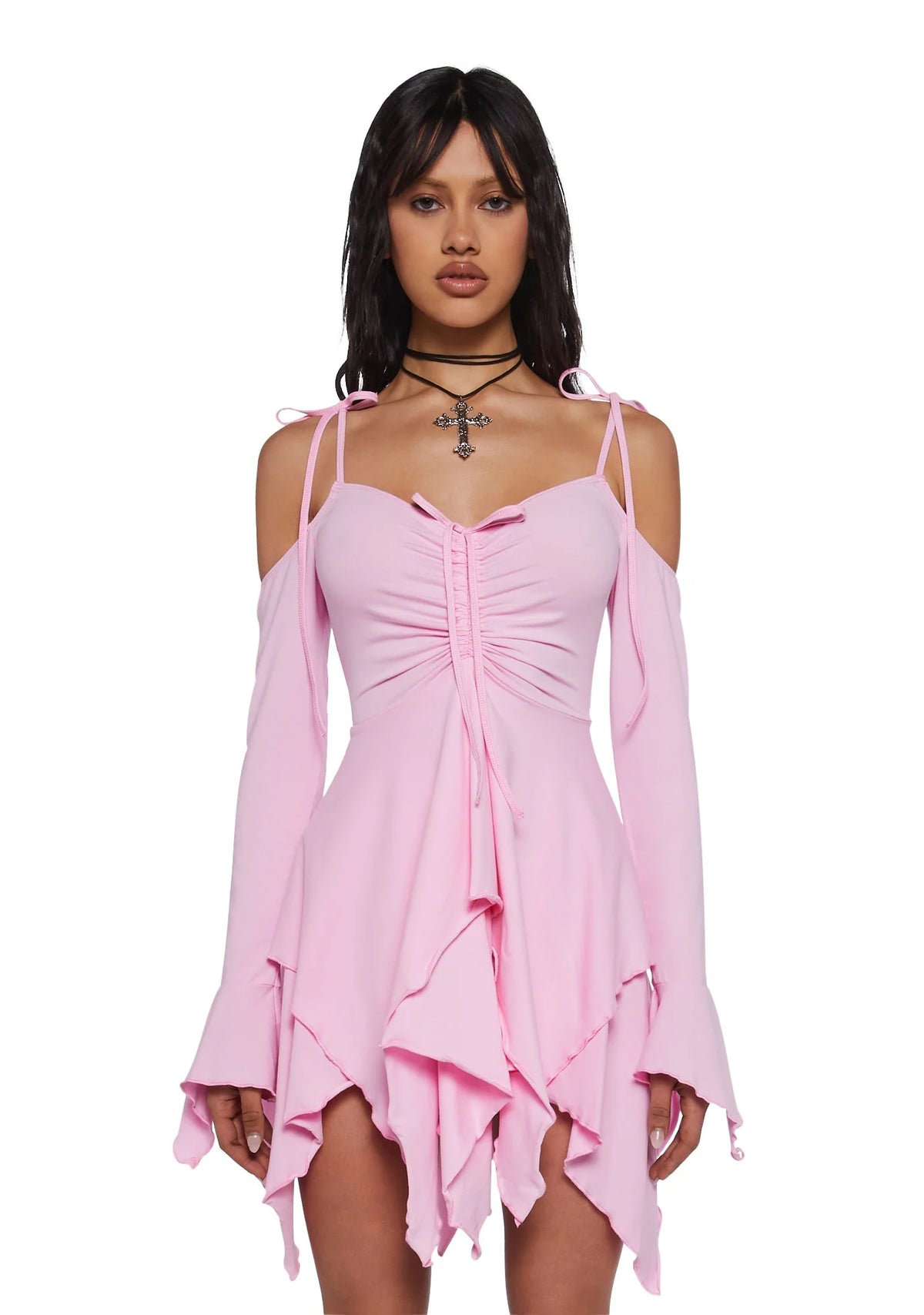 F is For Fairies Handkerchief Dress – Pink