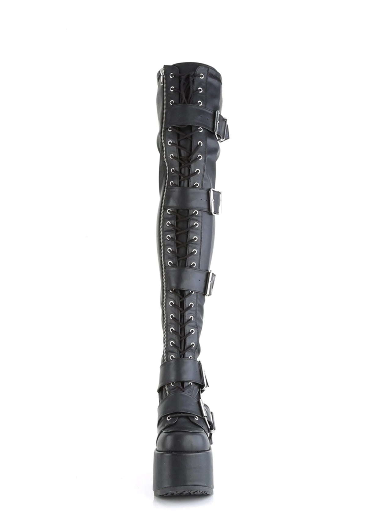 Camel-305 Platfform Thigh High Boots