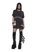 Send My Soul Washed Tee Dress