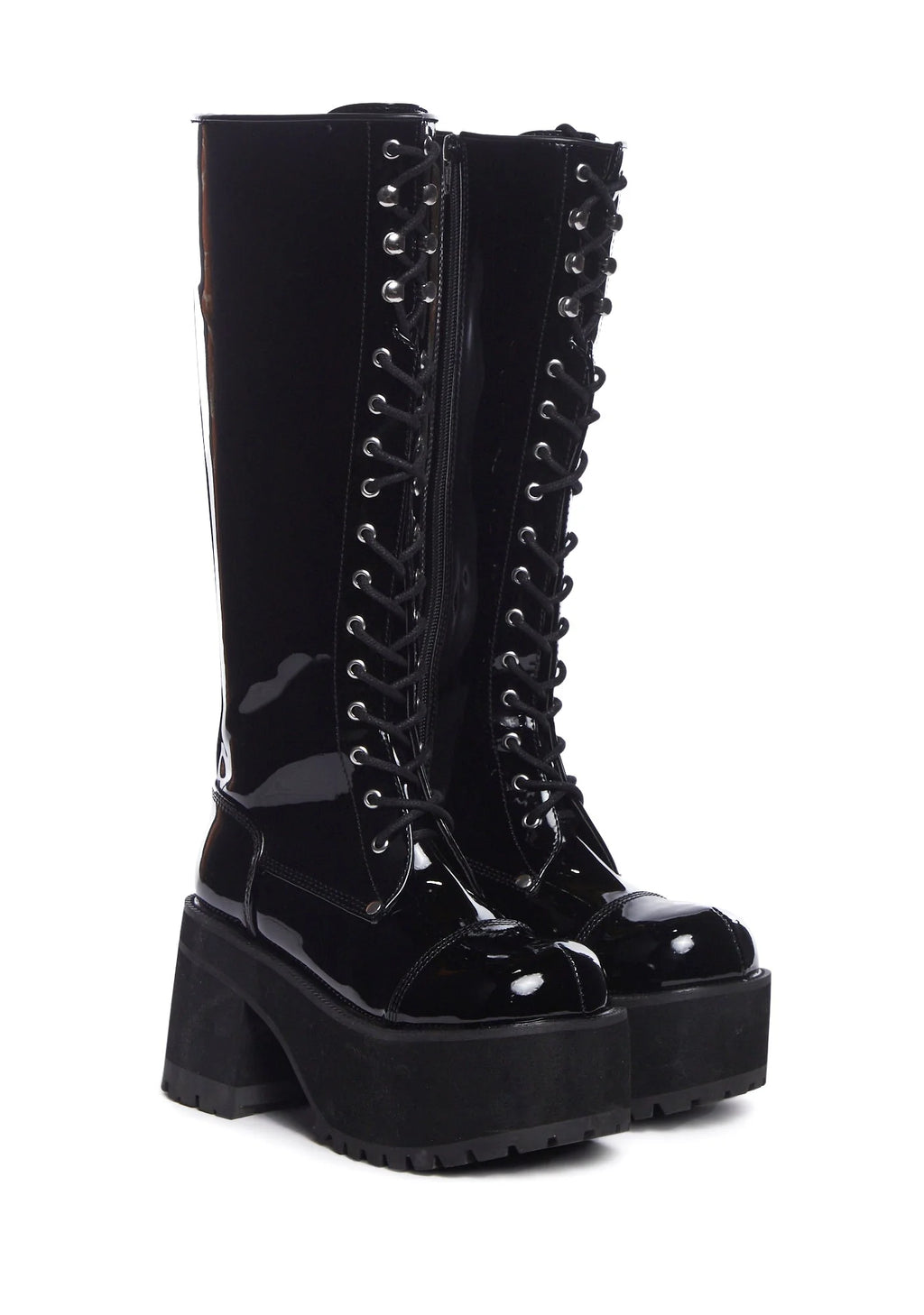 Patent Ranger-302 Knee High Boots