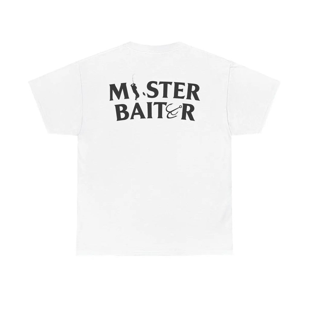 Master Baiter T-Shirt- Funny Gag Gift for Boyfriend Husband or Dad- Hilarious Adult Humor Tee