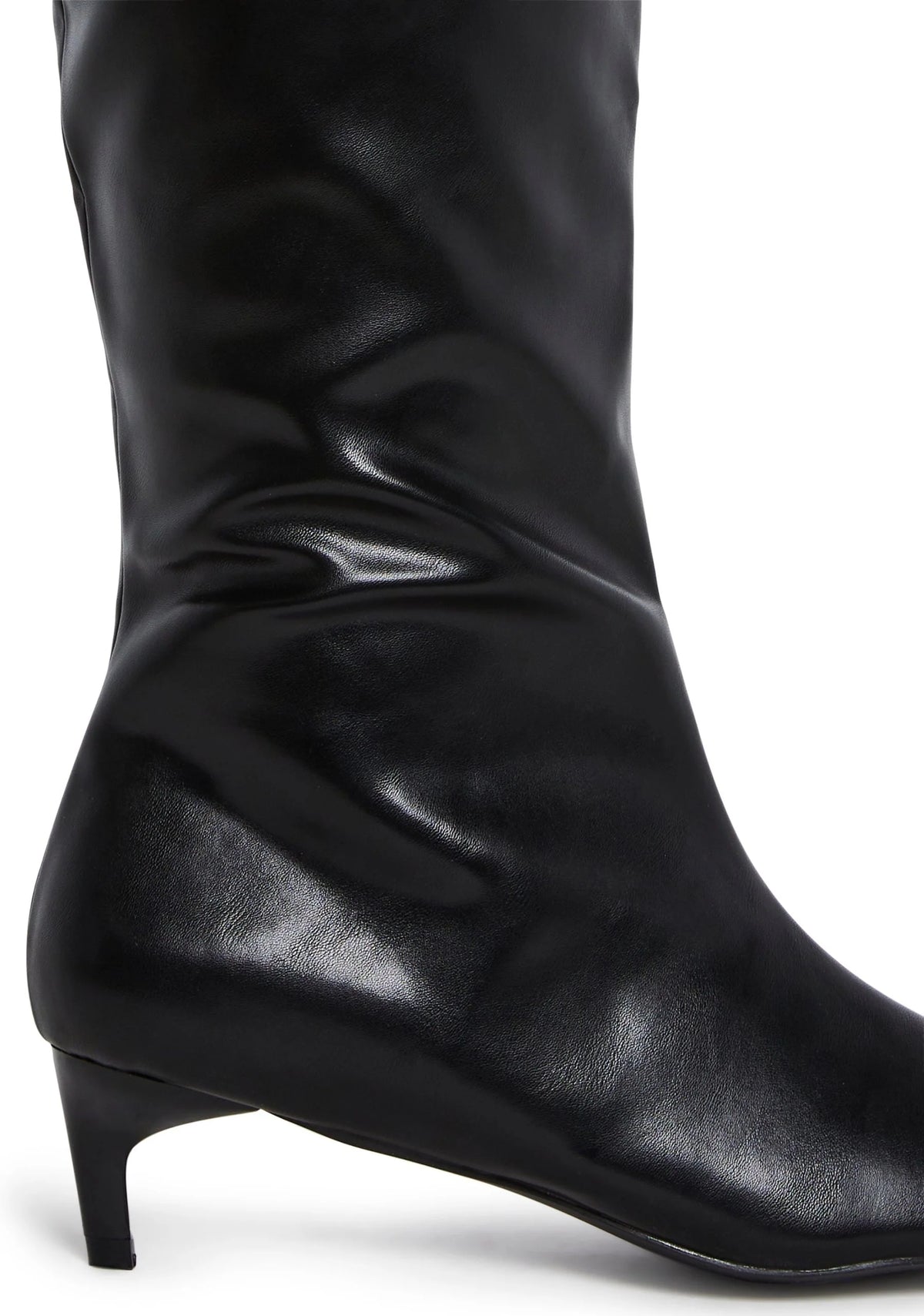 Elegant Tactics Knee High Boots – Black