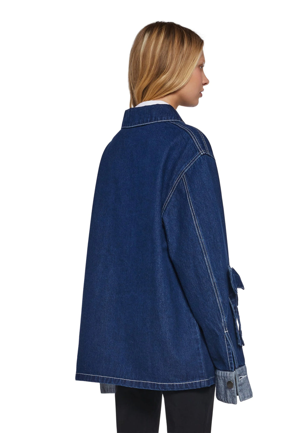 Rooftop Lounging Denim Coat
