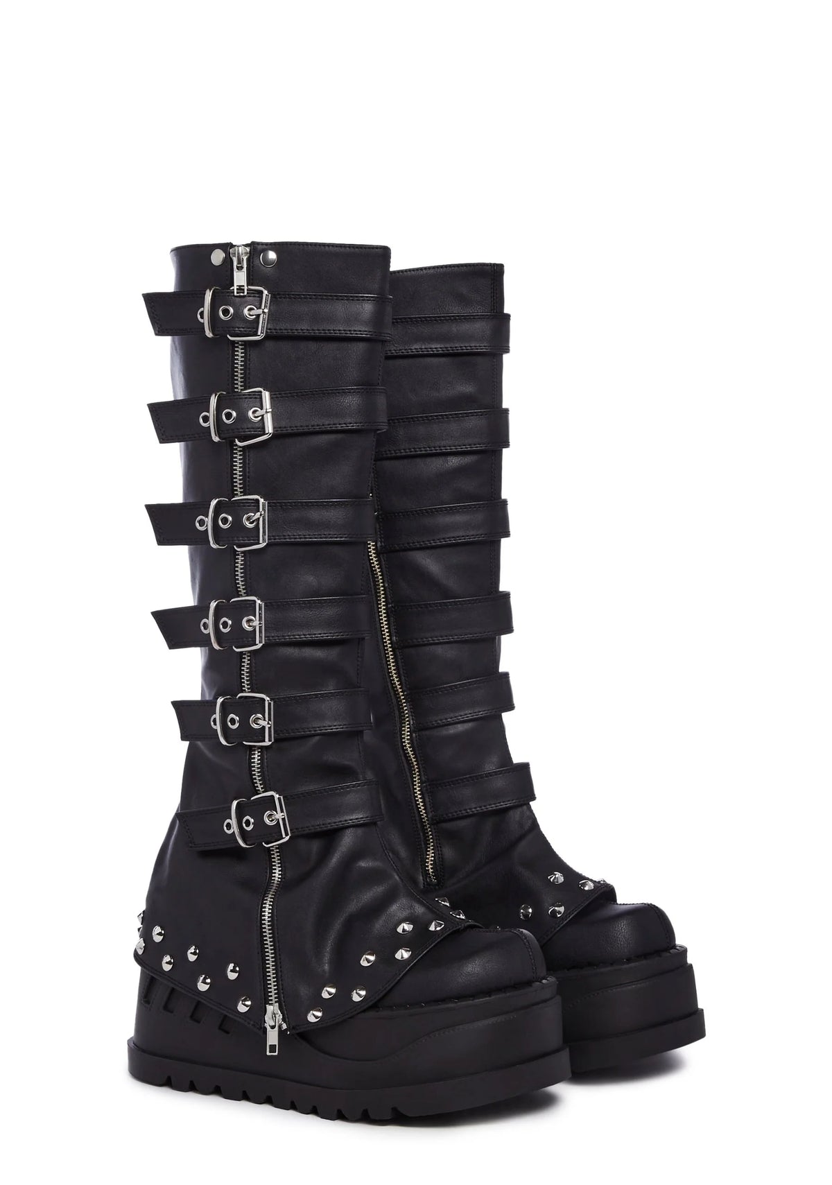 Stomp-223 Platform Knee High Boots