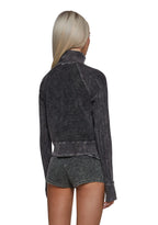 Ego Ribbed Knit Zip Up