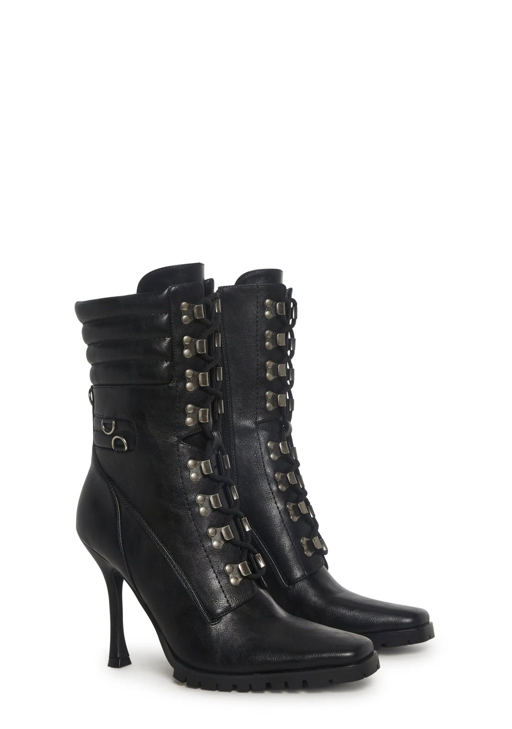 Future Frenemy Heeled Booties – Black