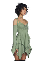 F is For Fairies Handkerchief Dress – Sage