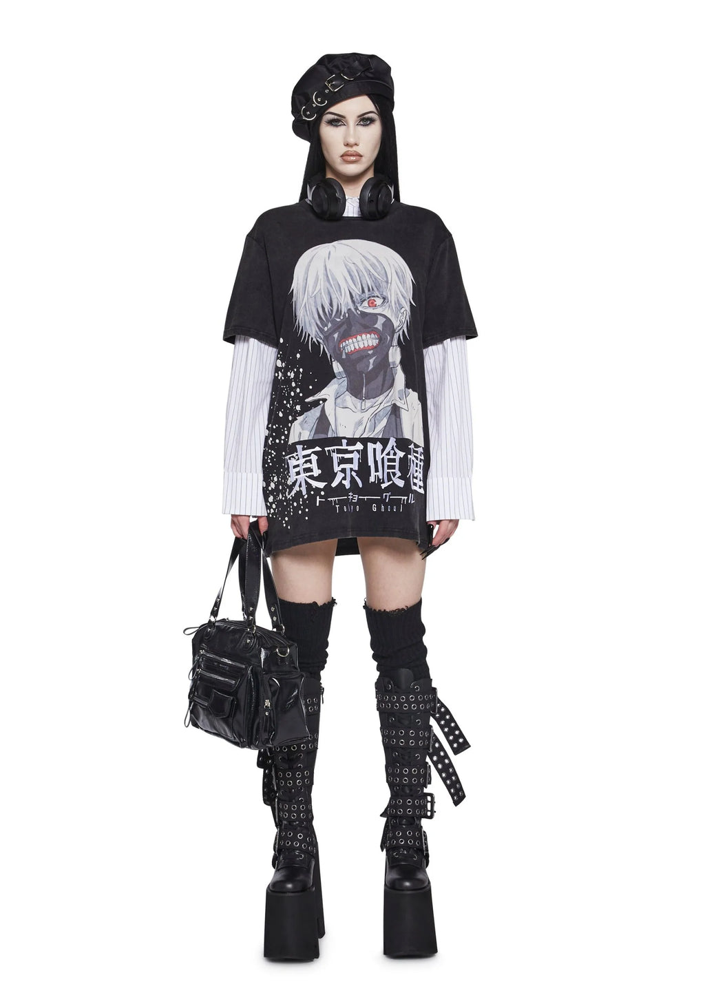 Ken Kaneki Oversized Graphic Tee