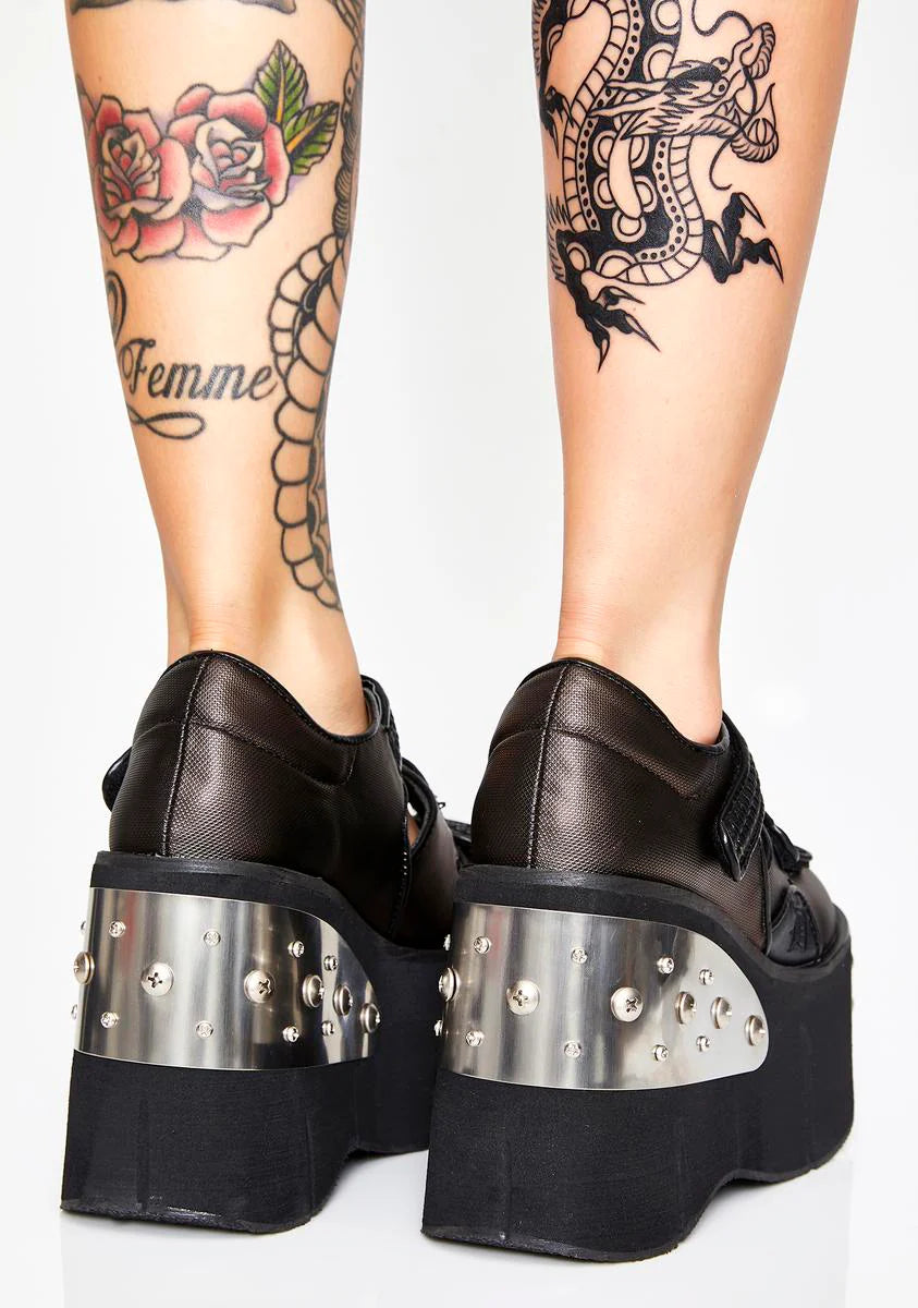 KERA-13 Platform Mary Jane Shoes
