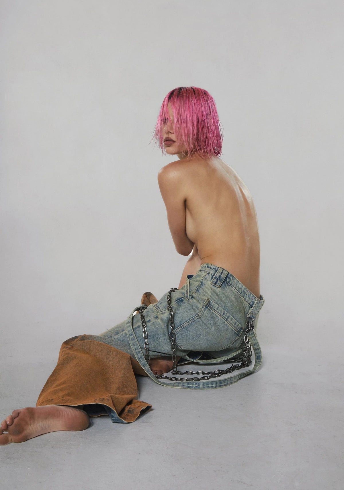 Angry Texts Denim Jeans