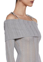 Warp Off The Shoulder Sweater Dress