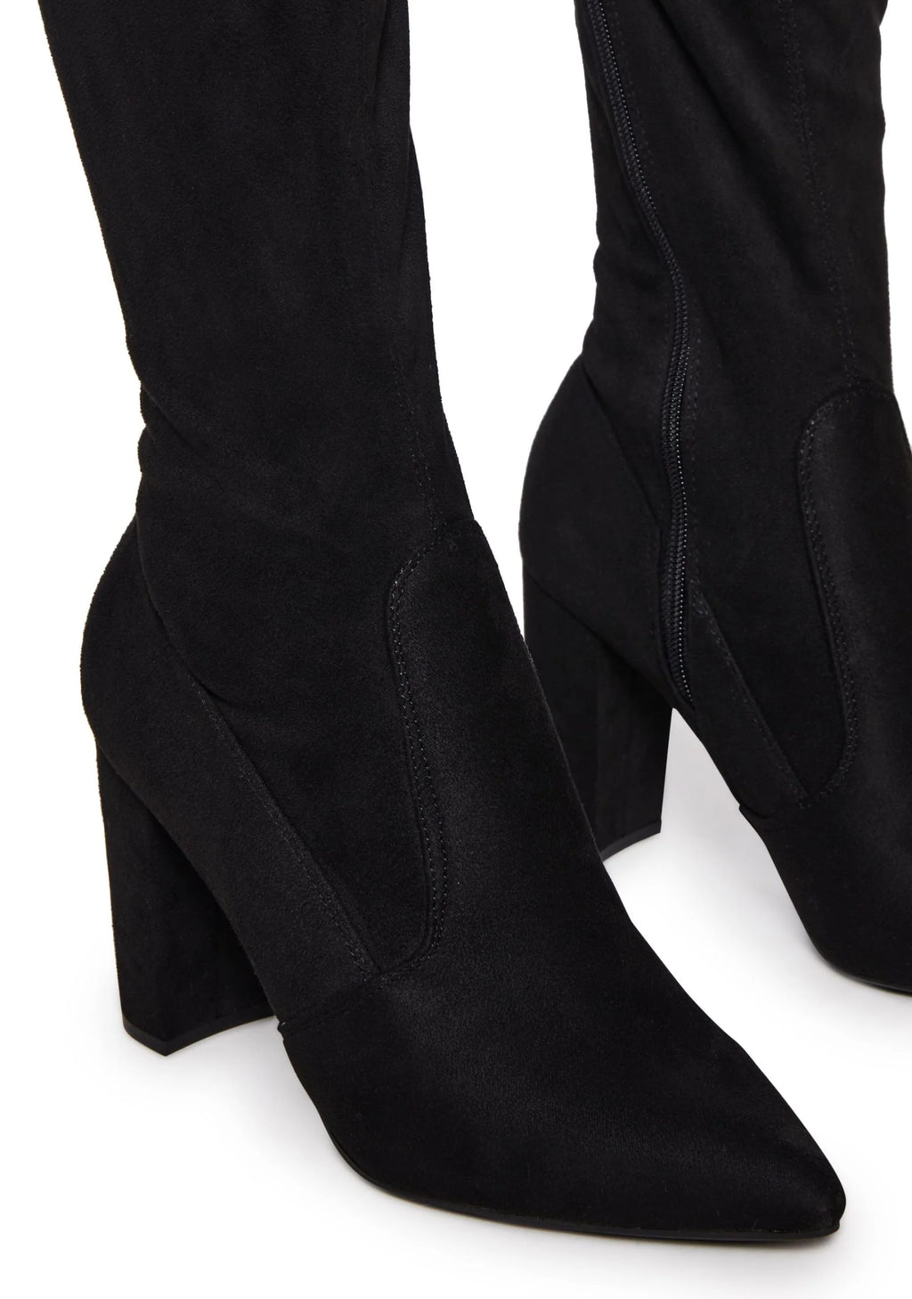 Flashy Guarantee Faux Suede Boots