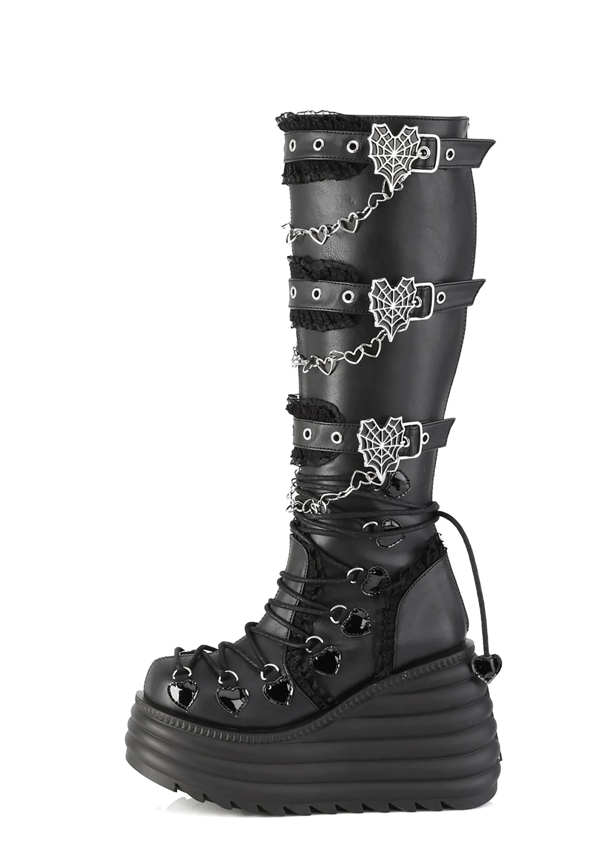 Morte-215 Platform Knee High Boots