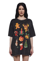 Holiday Wish List Oversized Tee
