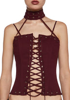 Waited All Night Corset Top