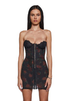 Captivating Gazes Slip Dress – Rose