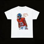 Bo Nix Signature Tee Shirt Adult Sizing 100% Cotton Full Color Print S-3XL Casual Wear