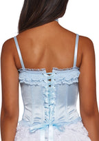 Romantic Age Corset Top – Blue